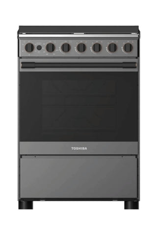 TOSHIBA | Gas Cooking Range 90x60cms 5 SABAF Burners | TBA-24BMG4G089KS