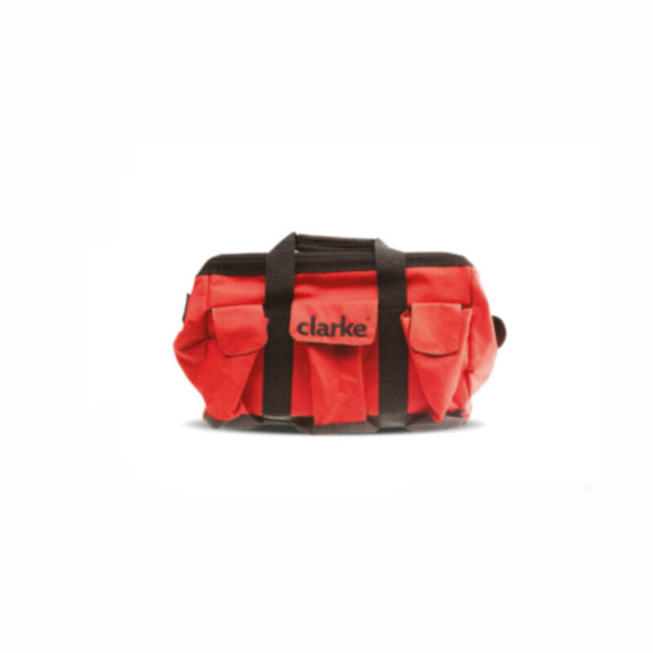 CLARKE | Tool Bag 450 x 270mm, 24 Pockets, Red & Black Color with Tough Wear Resistant Plastic | TBZC