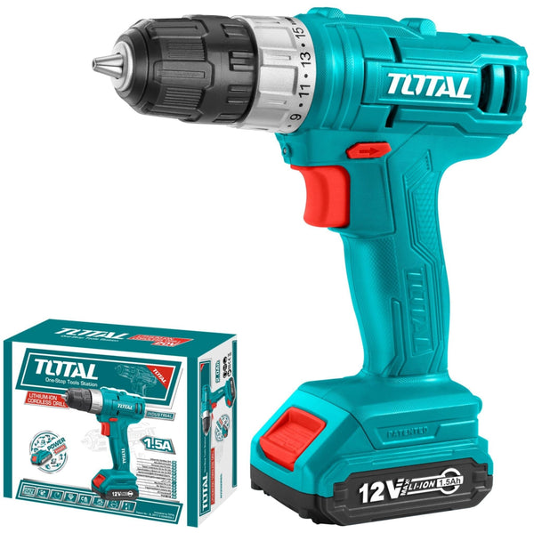 TOTAL | Cordless drill 12V Battery | TDLI1211
