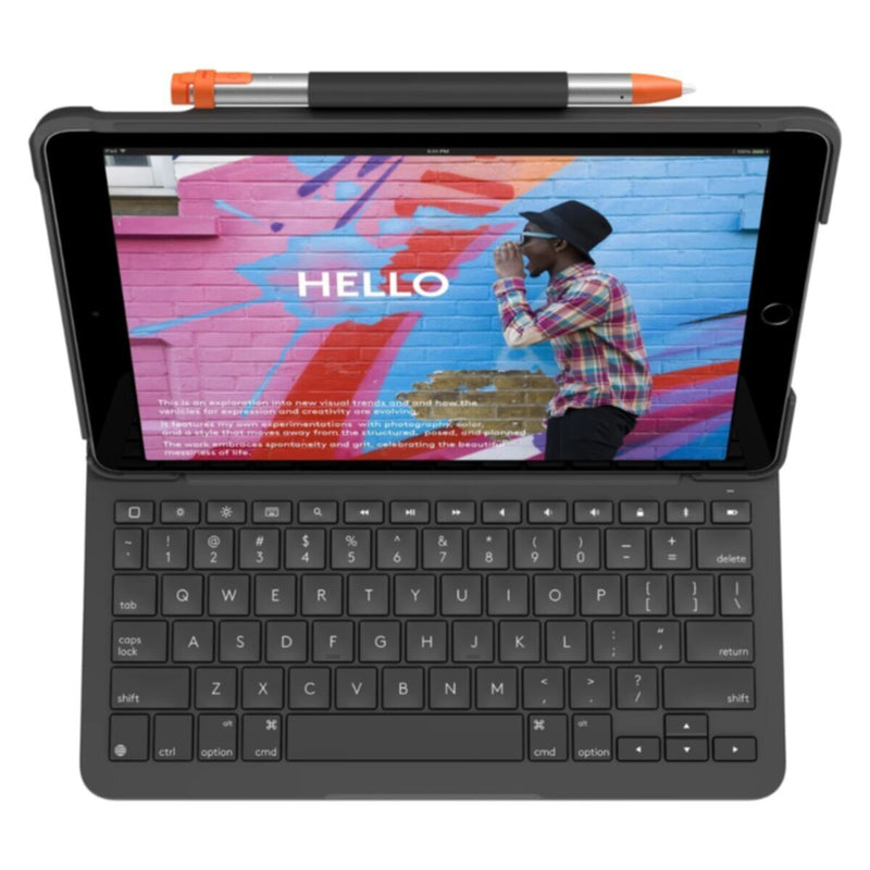 LOGITECH | SLIM FOLIO for iPad 7th, 8th and 9th Gen Graphite ARA-102 | TE0154358