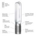 DYSON | Purifier Cool Purifying Fan TP07 White/Silver | 369771-01