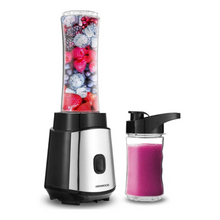 KENWOOD | 350W Smoothie Blender Cum Smoothie Maker with 570ml & 400ml Tritan Smoothie 2Go Bottle and Lid, Ice Crush Function BLM05.A0BK Black/Silver | 00C057400KEAS