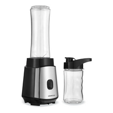 KENWOOD | 350W Smoothie Blender Cum Smoothie Maker with 570ml & 400ml Tritan Smoothie 2Go Bottle and Lid, Ice Crush Function BLM05.A0BK Black/Silver | 00C057400KEAS