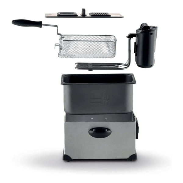 KENWOOD | Deep Fryer 3L 2000W With View Window And Stainless Steel Lid Dfm50 Silver/Black | 00C462000KEAS