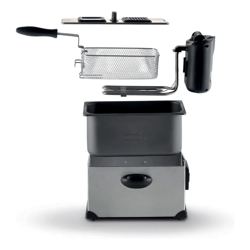 KENWOOD | Deep Fryer 3L 2000W With View Window And Stainless Steel Lid Dfm50 Silver/Black | 00C462000KEAS