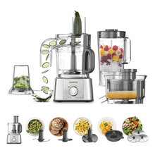KENWOOD | Food Processor 1000W Multi-Functional with 3 Stainless Steel Disks FDP65.880SI Silver | 0W22010078