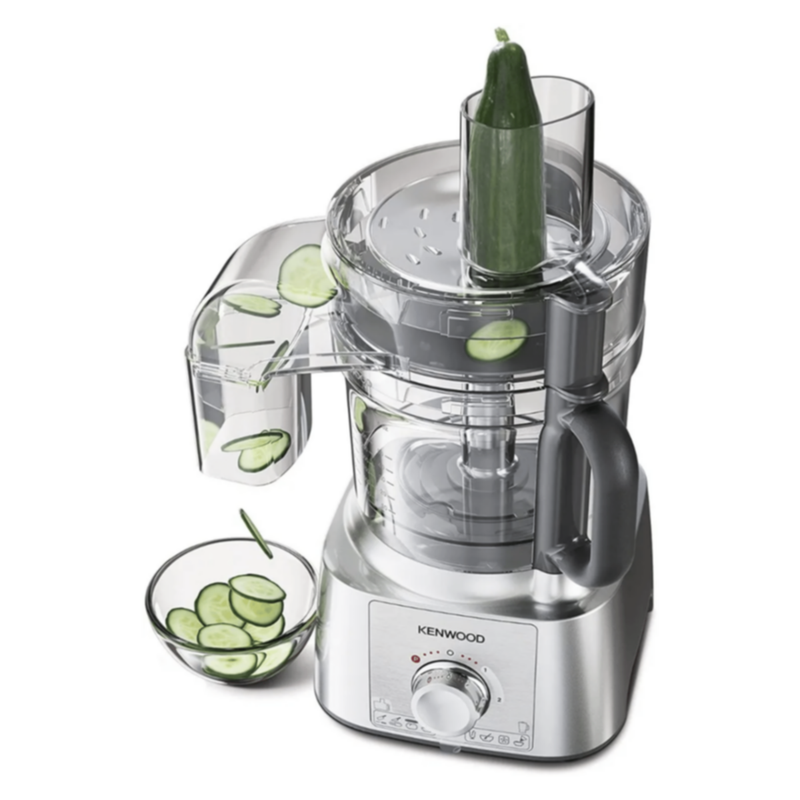 KENWOOD | Food Processor 1000W Multi-Functional with 3 Stainless Steel Disks FDP65.880SI Silver | 0W22010078
