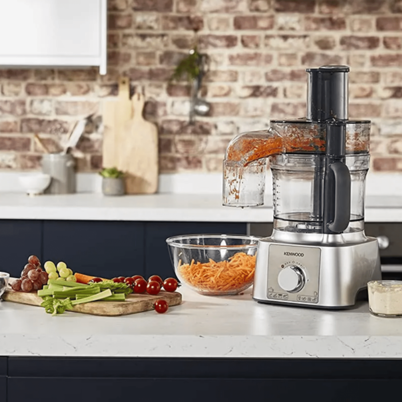 KENWOOD | Food Processor 1000W Multi-Functional with 3 Stainless Steel Disks FDP65.880SI Silver | 0W22010078