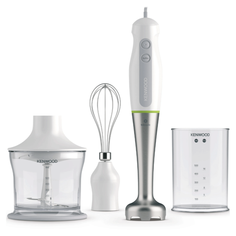 KENWOOD | Triblade System Hand Blender, Mixer with Anti-splash White HDP109WG | 0W22110021