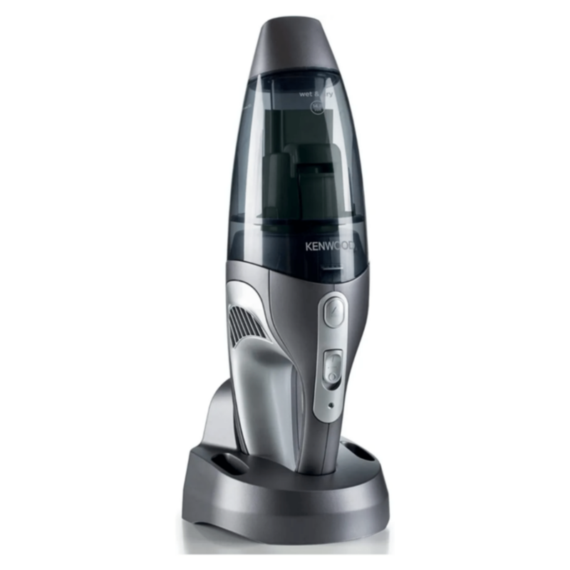 KENWOOD | Wet & Dry Cordless Handheld Vacuum Cleaner with 14.8V Lithium-ion Battery Black/Silver HVP19.000SI | 00P246500KEAS