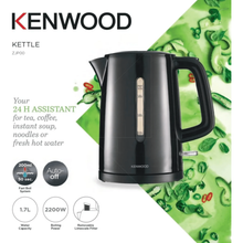 KENWOOD | Plastic Kettle 1.7L Capacity 2200W Power Black ZJP00.000Bk | 00C284900KEAS