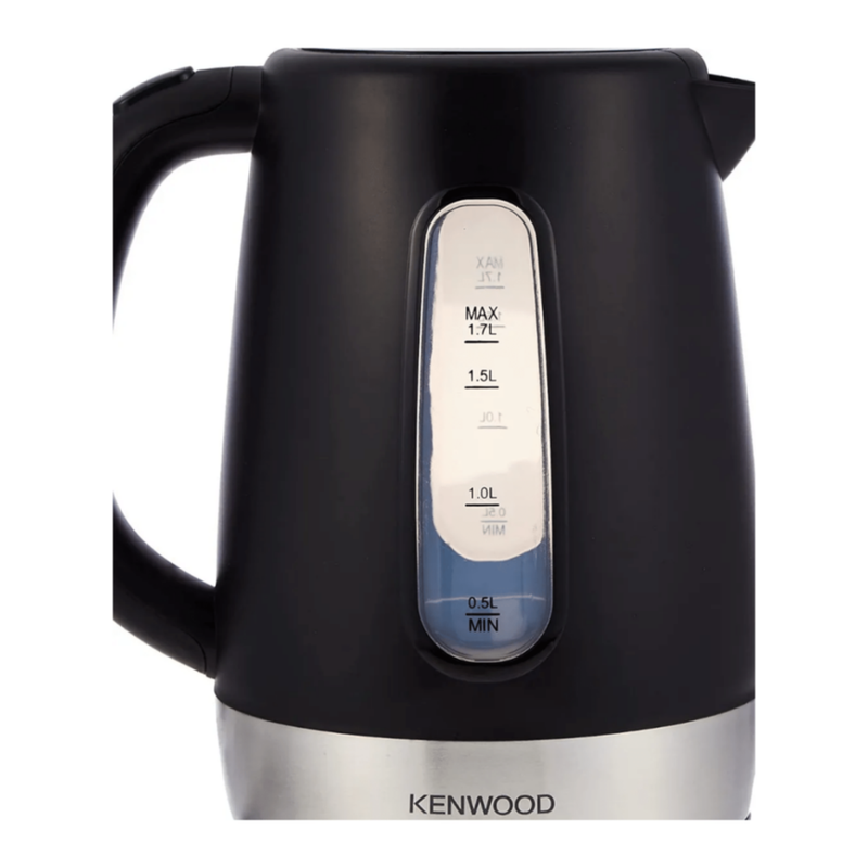 KENWOOD | 1.7L Cordless Electric Kettle 2200W with Auto Shut-Off & Removable Mesh Filter Black/Silver ZJP01.A0BK | 00C285800KEAS