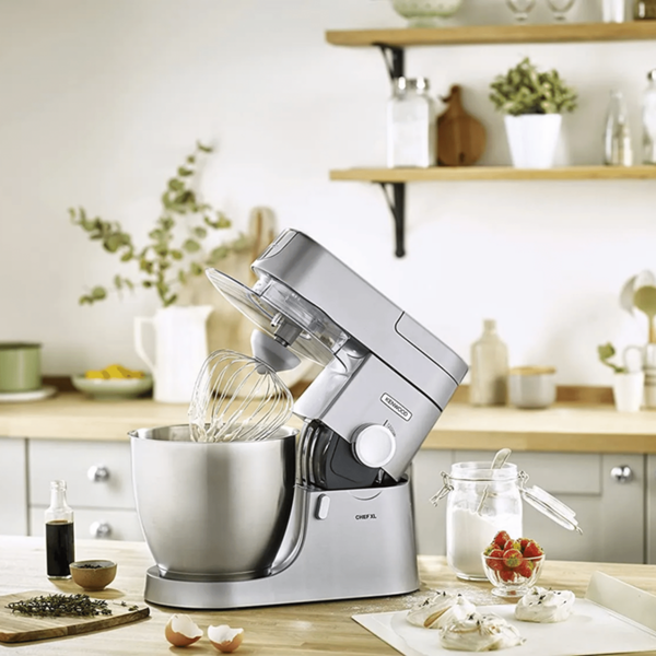 KENWOOD | Metal Body Stand Mixer Kitchen Machine CHEF XL 1200W with 6.7L Stainless Steel Bowl Silver KVL4230S | 0W20011208