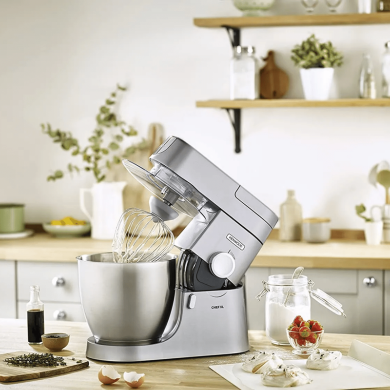 KENWOOD | Metal Body Stand Mixer Kitchen Machine CHEF XL 1200W with 6.7L Stainless Steel Bowl Silver KVL4230S | 0W20011208