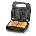 KENWOOD | 3 in 1 Sandwich Maker (Sandwich, Grill/griddle, Waffle) Black/Metal SMM02.000SI | TE0185657