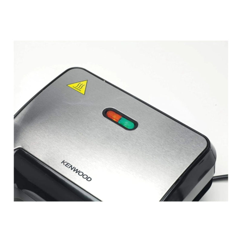 KENWOOD | 3 in 1 Sandwich Maker (Sandwich, Grill/griddle, Waffle) Black/Metal SMM02.000SI | TE0185657