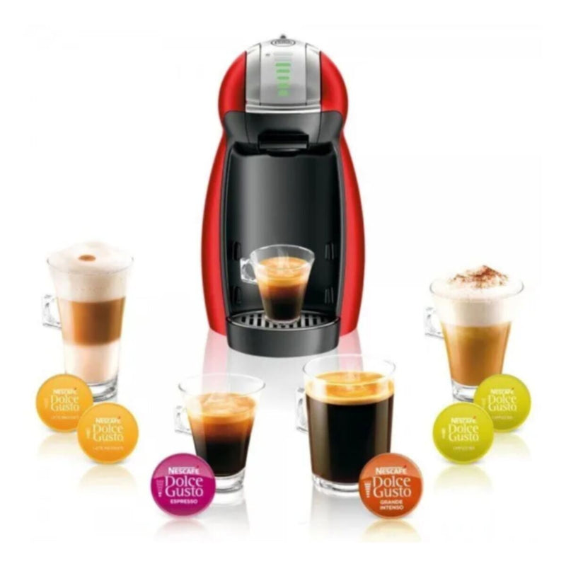 DOLCE GUSTO | Gusto Nestle Genio2 Coffee Machine Red Edg465.R | TE0185755