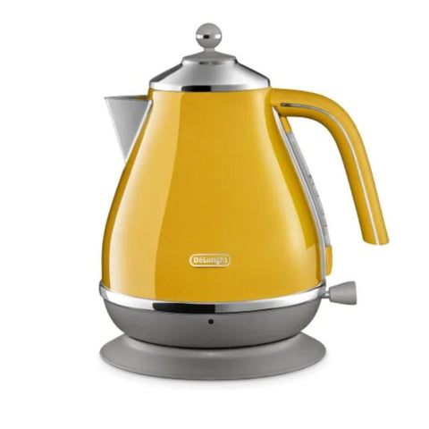 DELONGHI | Icona Capitals Yellow Vintage Style Kettle, 1.7 L KBOC3001.Y | 210110114