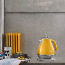 DELONGHI | Icona Capitals Yellow Vintage Style Kettle, 1.7 L KBOC3001.Y | 210110114