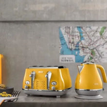 DELONGHI | Icona Capitals Yellow Vintage Style Kettle, 1.7 L KBOC3001.Y | 210110114