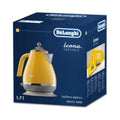 DELONGHI | Icona Capitals Yellow Vintage Style Kettle, 1.7 L KBOC3001.Y | 210110114
