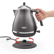 DELONGHI | Icona Capitals Grey Vintage Style Kettle, 1.7 L KBOT3001.GY | 210110164