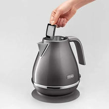 DELONGHI | Icona Capitals Grey Vintage Style Kettle, 1.7 L KBOT3001.GY | 210110164