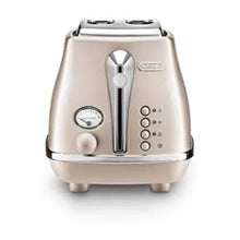 DELONGHI | Icona Capitals Beige Vintage Style 2 Slice Toaster CTOT2003.BG | 230120126