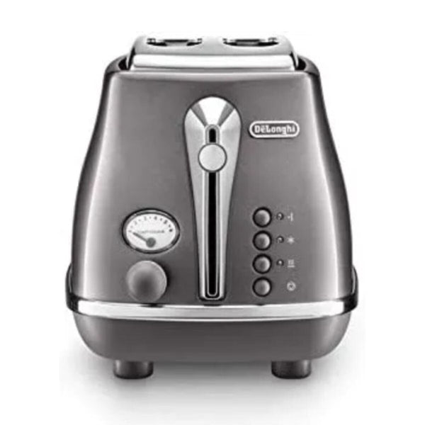 DELONGHI | Icona Capitals Grey Vintage Style 2 Slice Toaster CTOT2003.GY | 230120128