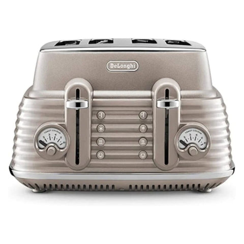 DELONGHI | Scolpito 4 Slot Toaster Stainless steel CTZS4003.BG Clay Beige | 230140079