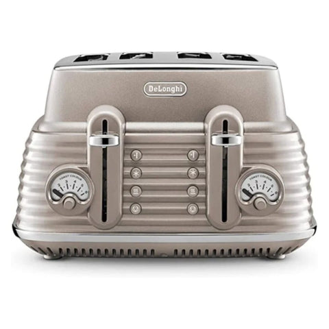 DELONGHI | Scolpito 4 Slot Toaster Stainless steel CTZS4003.BG Clay Beige | 230140079
