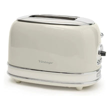 ARIETE | 155 Vintage Style 750W 2 Slice Toaster With Defrost Bagel And Reheat Cream/Beige | TE0185903