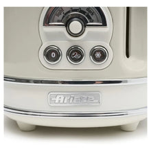 ARIETE | 155 Vintage Style 750W 2 Slice Toaster With Defrost Bagel And Reheat Cream/Beige | TE0185903