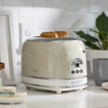 ARIETE | 155 Vintage Style 750W 2 Slice Toaster With Defrost Bagel And Reheat Cream/Beige | TE0185903