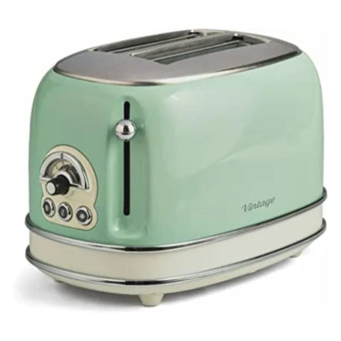 ARIETE | 0155/14 Retro Style 2 Slice Toaster Green | TE0185904