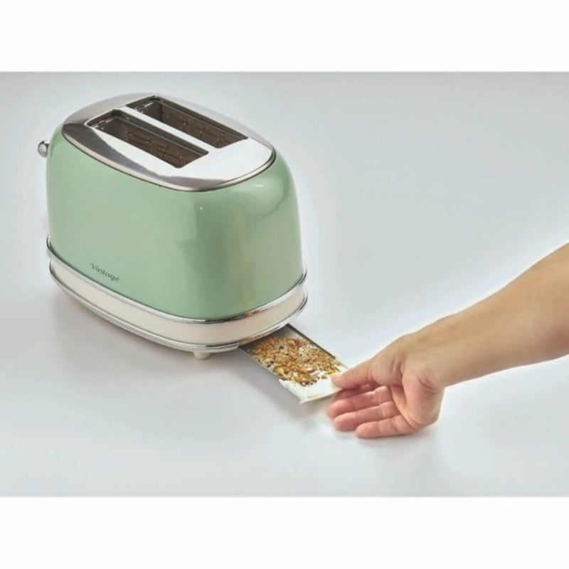 ARIETE | 0155/14 Retro Style 2 Slice Toaster Green | TE0185904