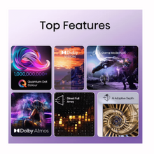 HISENSE | QLED U6 4K Smart TV 50 Inch E7K Series With Quantum Dot Colour, VIDAA Voice, Dolby Vision, Bluetooth And WiFi 50E7K Black| TE0207248