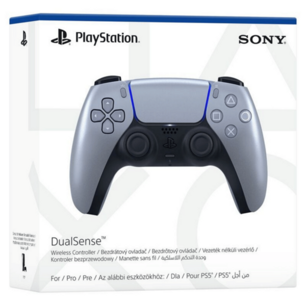SONY | PS5 Dualsense Wireless Controller Sterling Silver | CFI-ZCT1W08X