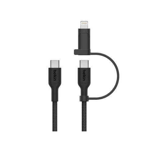 BELKIN | 2 In 1 Cable with USB C and Lightning Connector | TE0225095