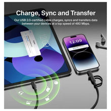 BELKIN | 2 In 1 Cable with USB C and Lightning Connector | TE0225095