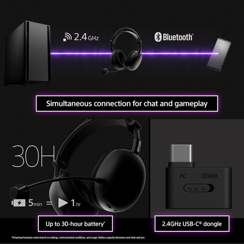 SONY | Inzone Inzone H9 Ii Wireless Noise Cancelling Gaming Headset | WH-G910N/Black