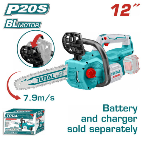 TOTAL | Lithium-Ion chain saw 20V | TGSLI20128