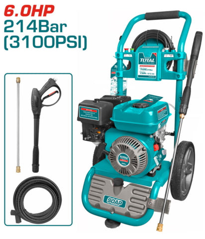 TOTAL | Gasoline High Pressure Washer 208Cc / 6Hp | TGT250105