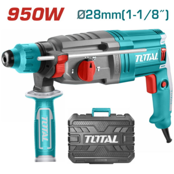 TOTAL | Rotary Hammer SDS-PLUS 950W (28mm-(1-1/8") | TH309288