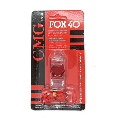 The Fox 40 Classic Cmg Whistle With Lanyard Assorted Colors