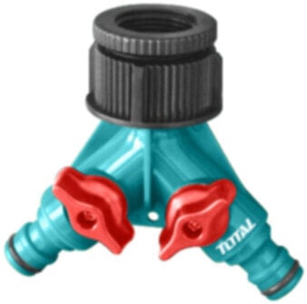 TOTAL  | Plastic 2-Way Hose Connector | THHC1202