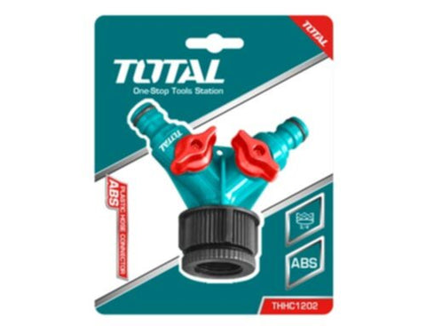 TOTAL  | Plastic 2-Way Hose Connector | THHC1202