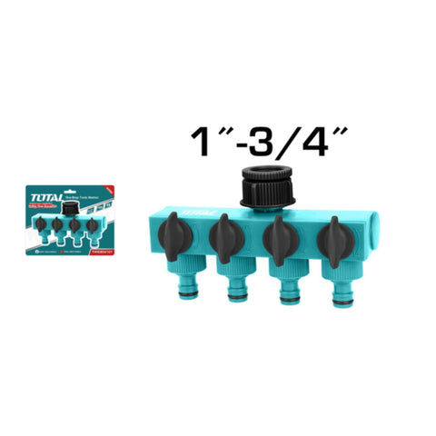 TOTAL | Plastic Hose Connector 4 Way | THHC604101
