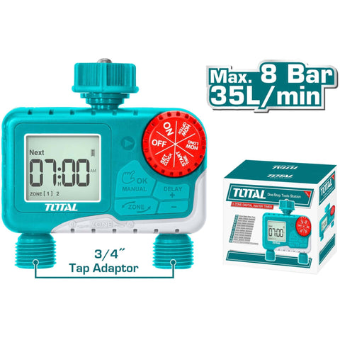 TOTAL  | 2-Zone Digital Water Timer | THHCQ9206