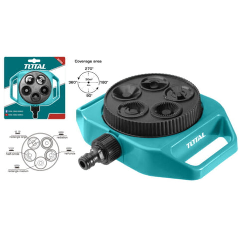 TOTAL | Plastic 5 In 1 Turret  Sprinkler | THPS63022